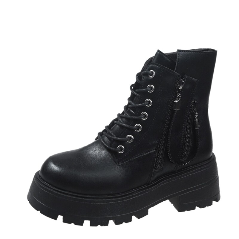 

Ботинки Martin Boot женские Baibianzhiheren, черный