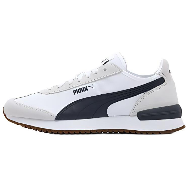 

PUMA R78 Абразивостойкие низкие кеды унисекс серый белый черный экрю, цвет Ecru