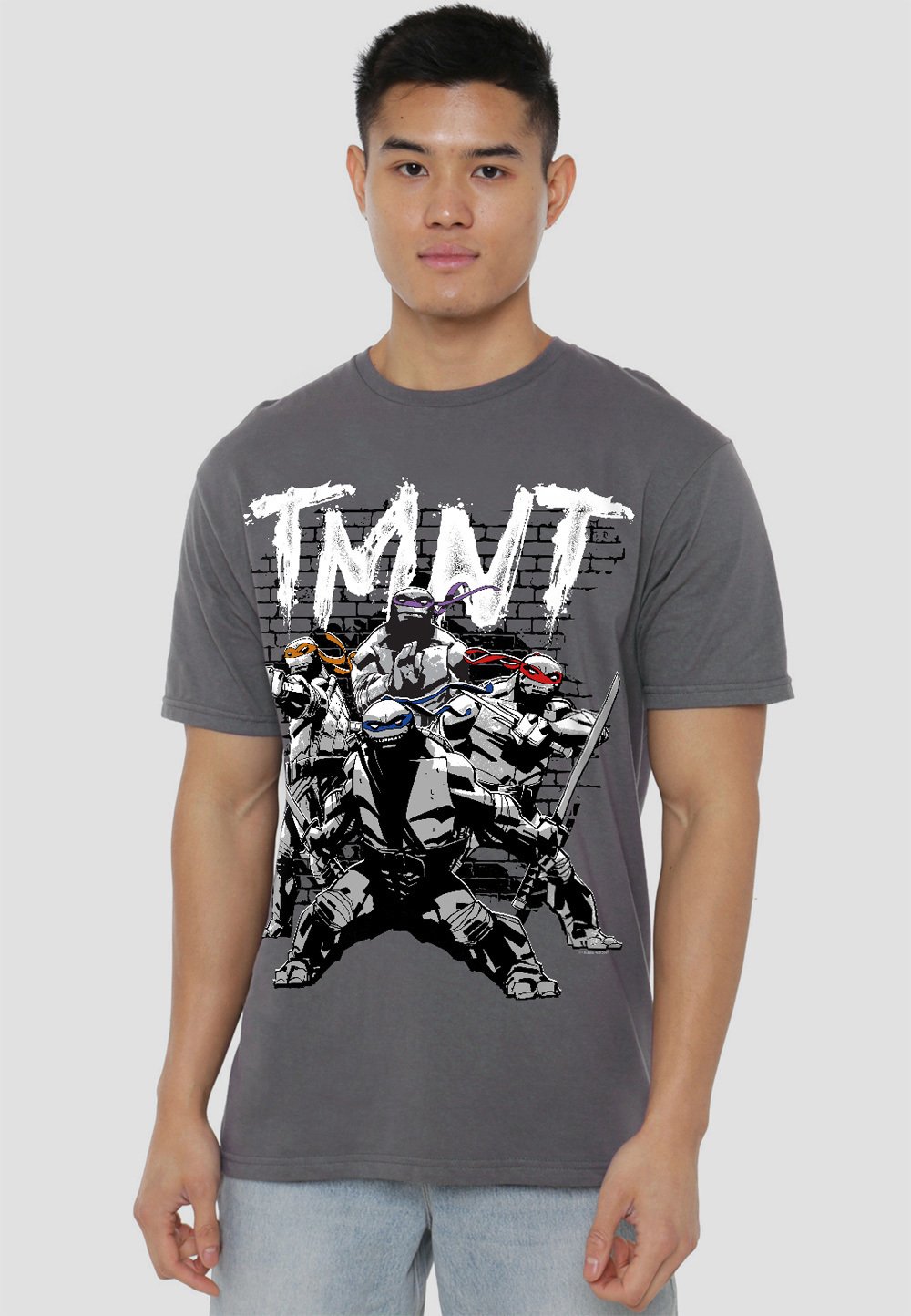 

Футболка с принтом TEENAGE MUTANT NINJA TURTLES TEAM Cotton Soul, антрацит