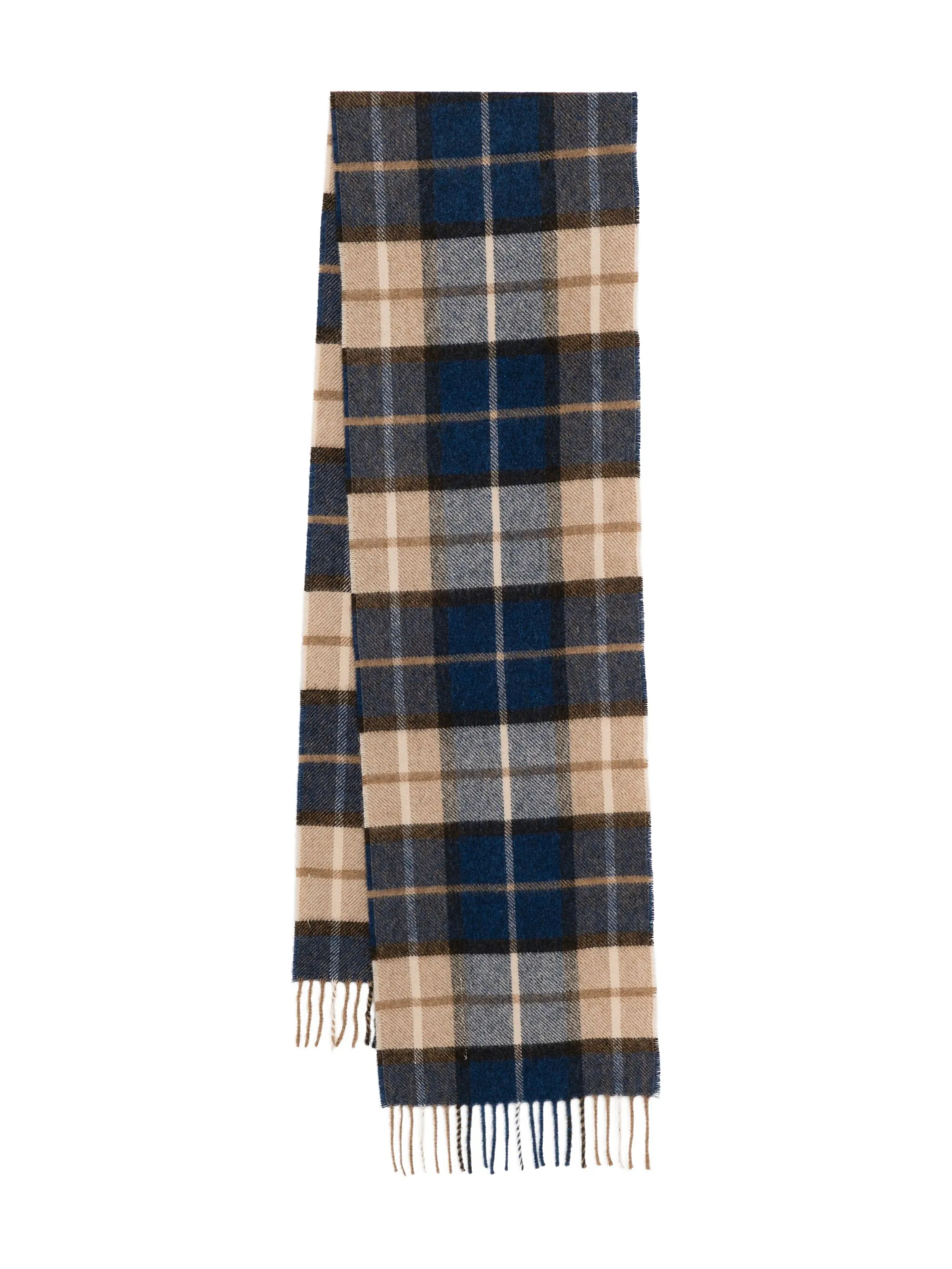 

Клетчатый шарф Moon Norse Projects, синий