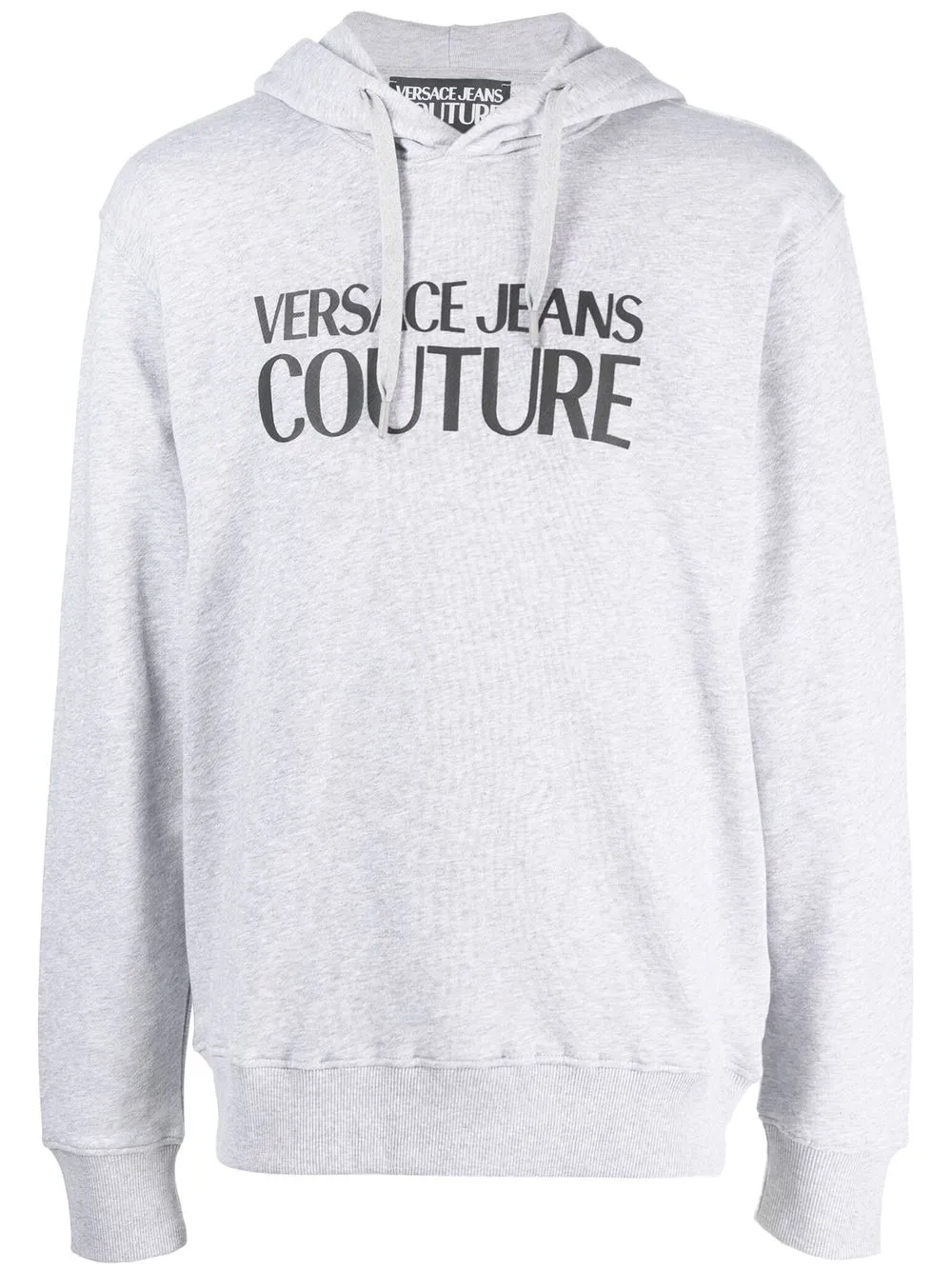 

Худи с логотипом Versace Jeans Couture, серый