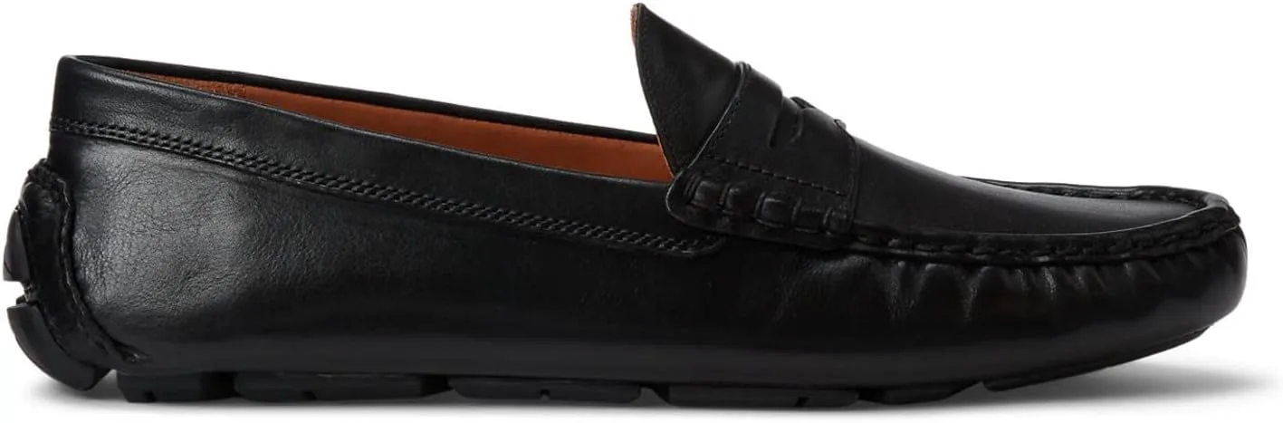 Лоферы Polo Ralph Lauren - Anders Penny Driver - Brown, черный — фото 2