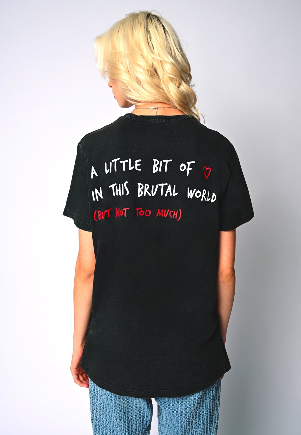 

Футболка с принтом BRUTAL BACK HEAVYWEIGHT Mira Paris, цвет Washed Black