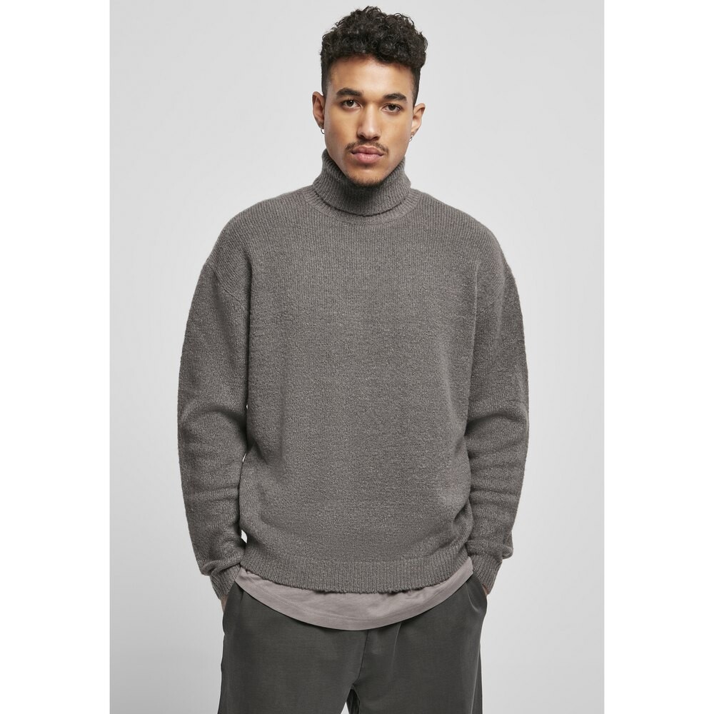 

Свитер Urban Classics Oversized Roll Neck Big, серый