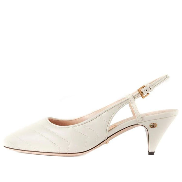 Кроссовки metalasse sling back 'white' Gucci, белый
