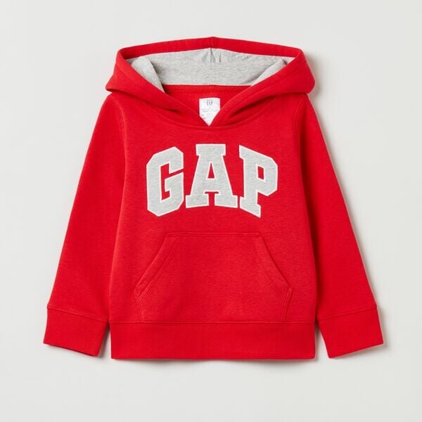 

Толстовка с капюшоном и вышитым логотипом Gap, красный