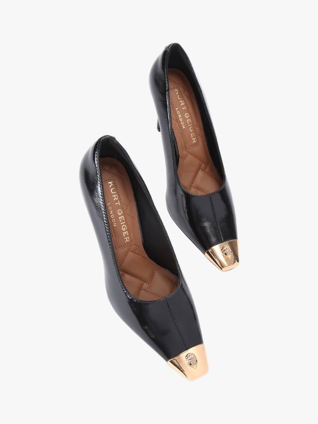 Туфли-лодочки Regent на шпильке из лаковой кожи Kurt Geiger London, Black — фото 3