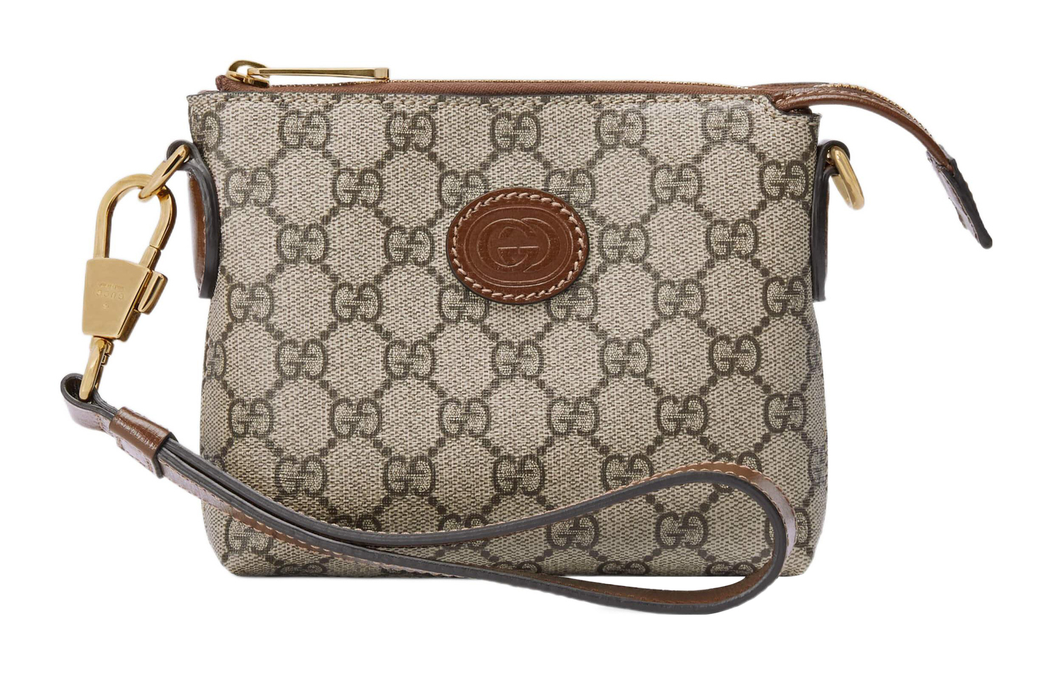 GG Canvas With Leather Trim Shoulder Bag, Crossbody Bag Men's GUCCI — фото 2
