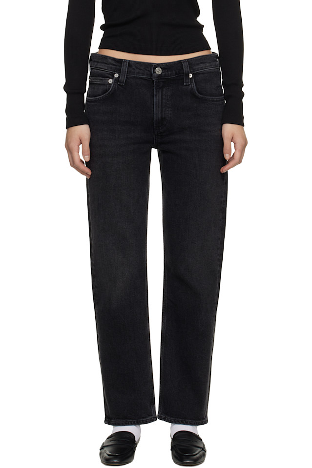 

Citizens Of Humanity Черные джинсы прямого кроя Anissa