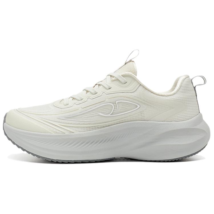 

Низкие повседневные кроссовки для бега с противоскользящей подошвой и дышащим верхом для женщин Crescent Gray QIAODAN, серый