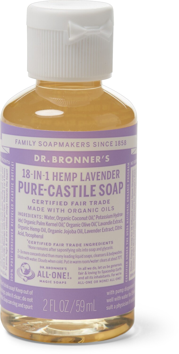 

Органическое жидкое мыло — дорожный размер Dr. Bronner's, фиолетовый