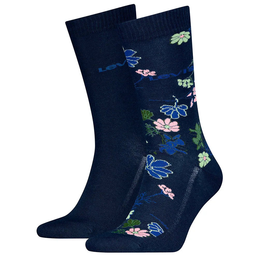 

Носки 2 шт Levi's Reg Cut Flower, синий