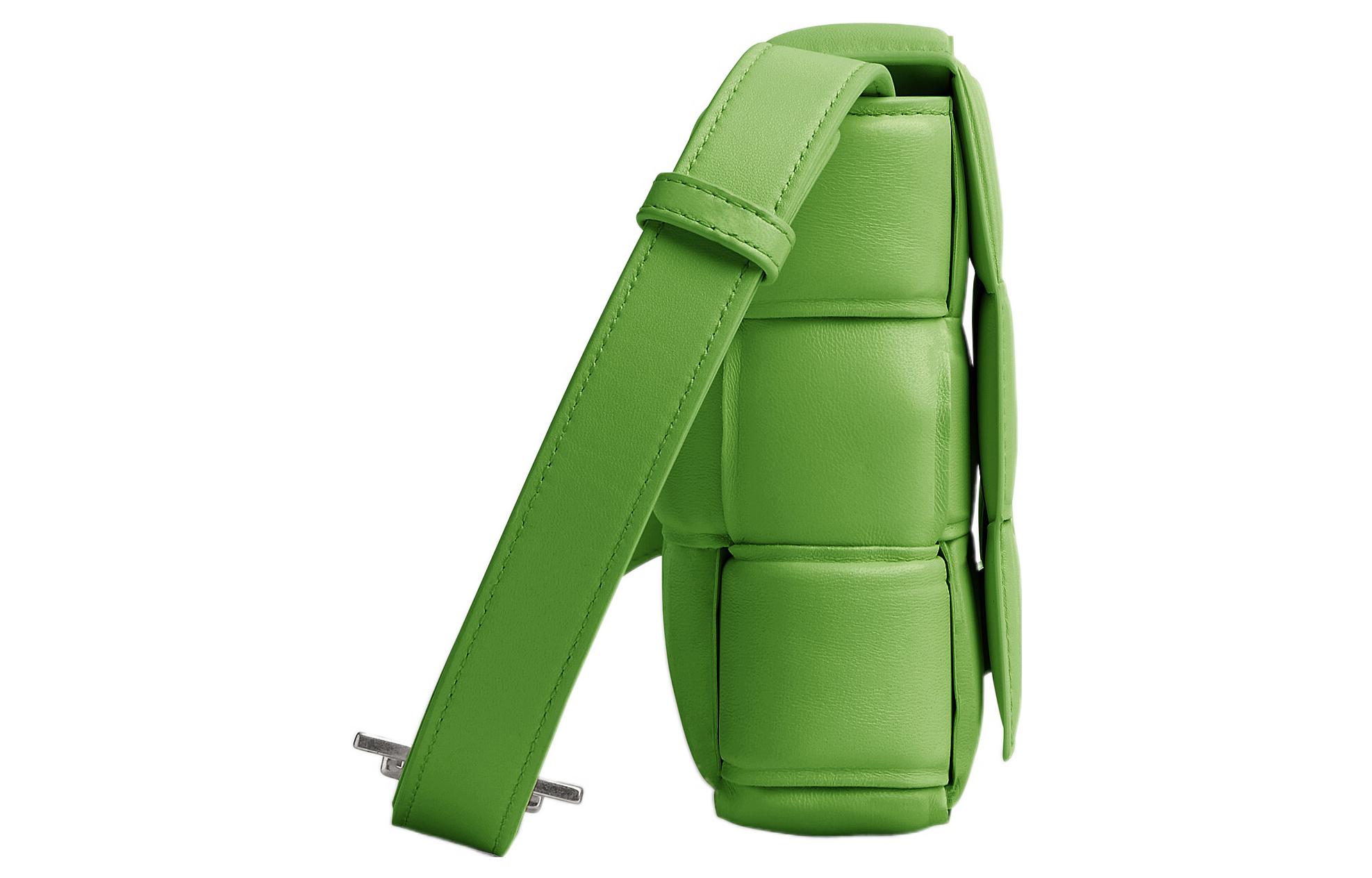 Сумка кросс-боди Padded Intreccio Cassette Acid Green Bottega Veneta, Set (Bag+Dust Bag) — фото 3