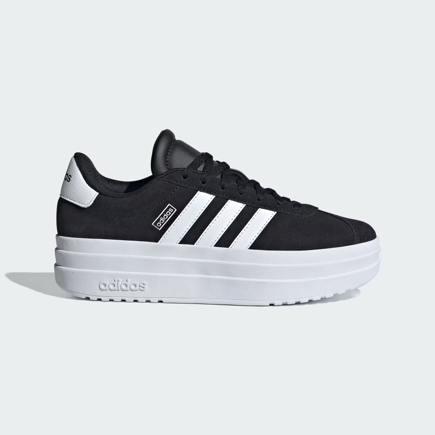 

Туфли VL Court Bold для детей Adidas, цвет Core Black/Cloud White/Cloud White
