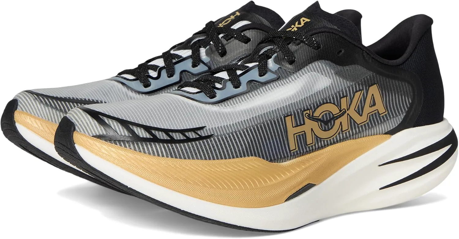 Кроссовки HOKA унисекс для взрослых Cielo X1 2.0, черный/золотой