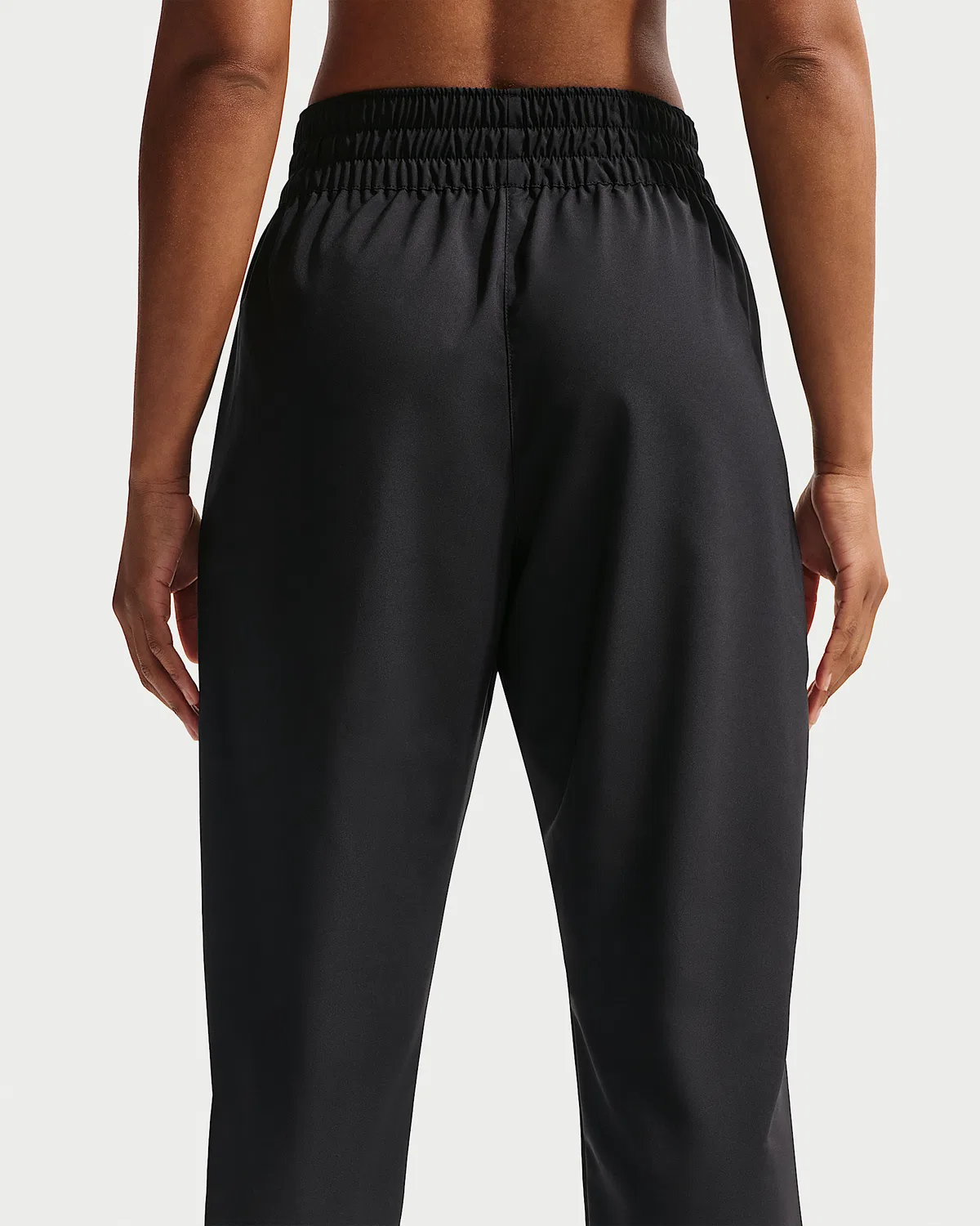 Женские джоггеры Nike One Dri-FIT с высокой посадкой 7/8, Black/White — фото 3