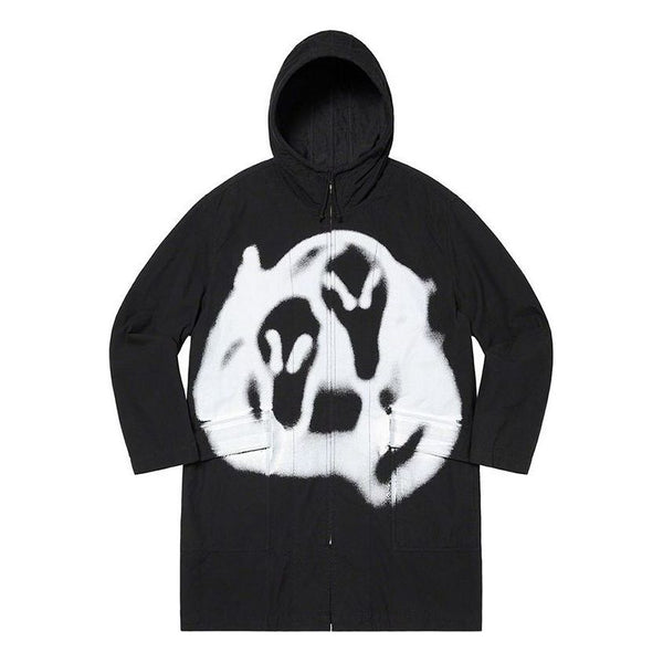 

Куртка x yohji yamamoto parka 'black white' Supreme, черный