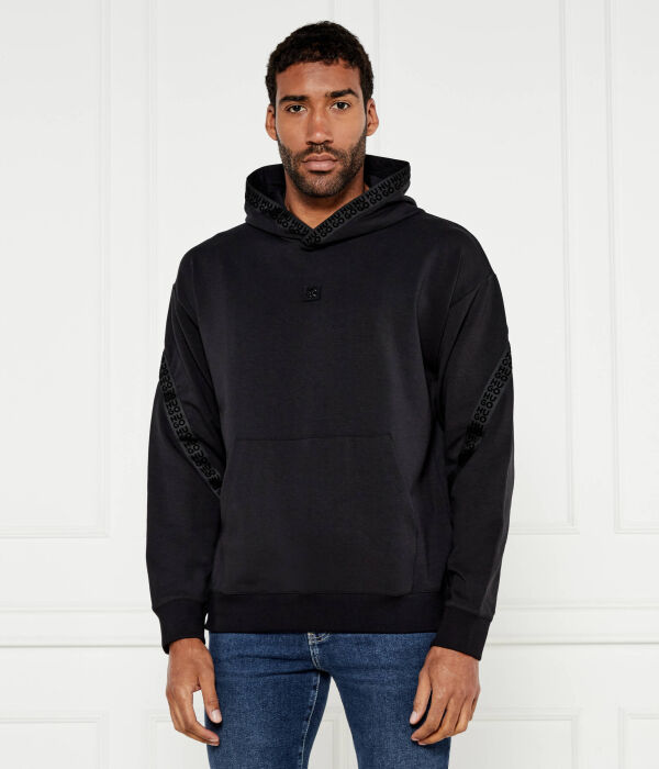 

Свитер изношен. Regular fit Hugo, черный