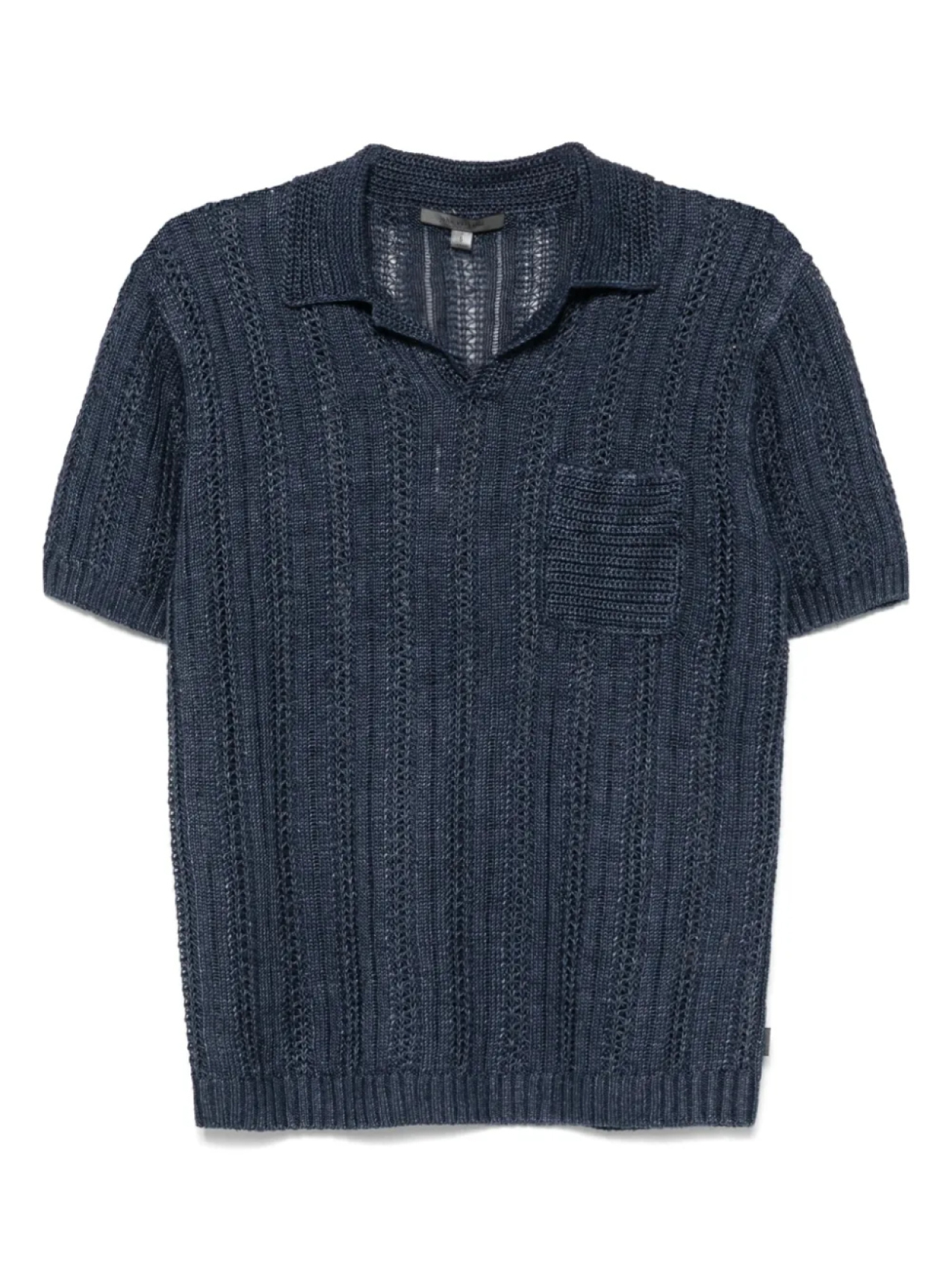 

John Varvatos льняная футболка, синий