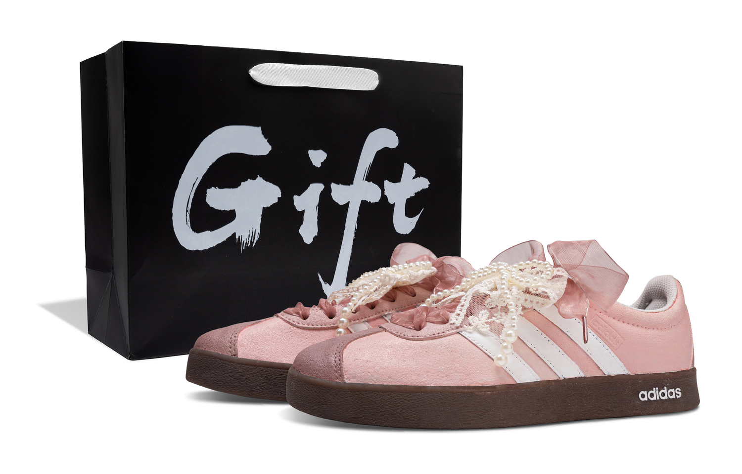 

Adidas Neo ВЛ Корт Лайфстайл скейтборд обувь унисекс низкие белые, цвет GIFT Box