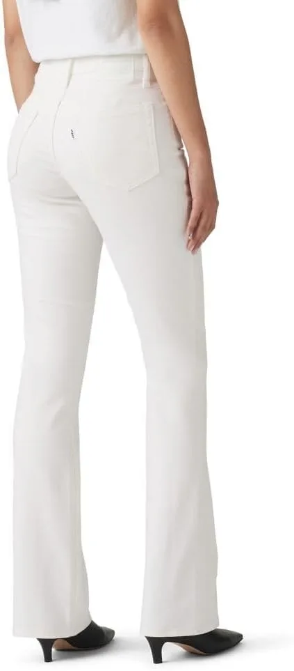 Levi's Women's 725 джинсы с высокой посадкой и расклешенным низом (также доступны в размерах Plus), белый — фото 2