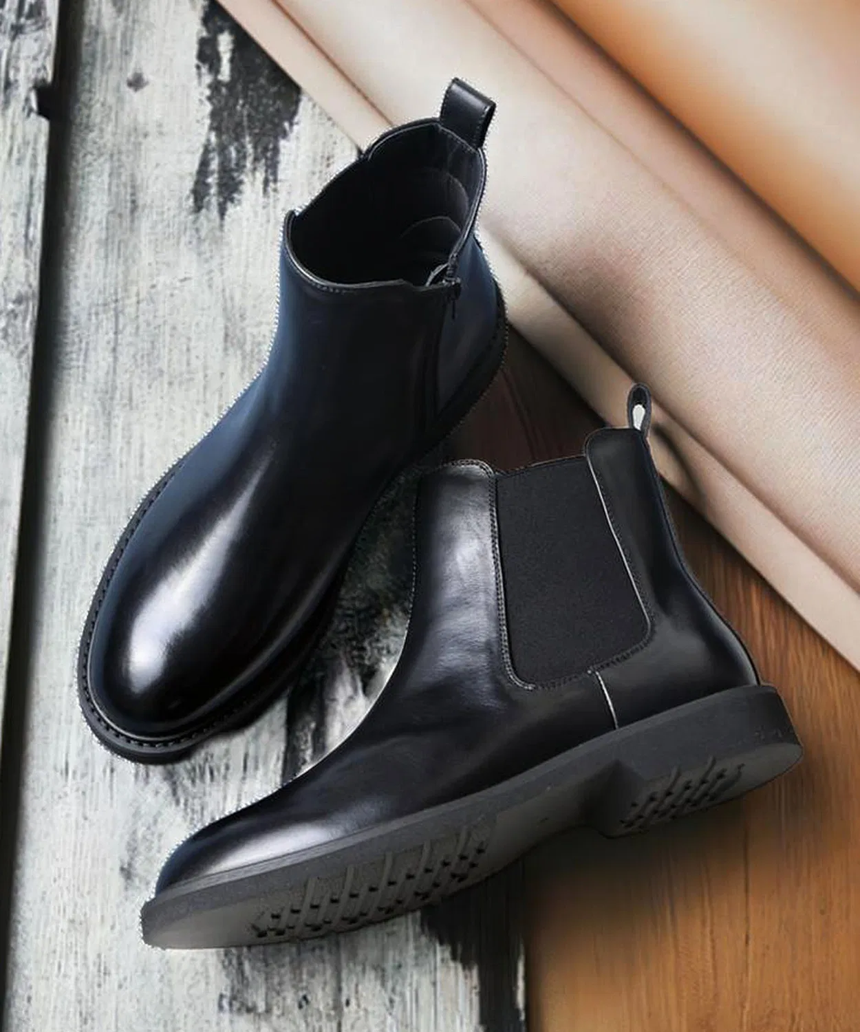 Ботинки Chelsea на натуральной коже London Shoe Make 9011 чёрные — фото 4
