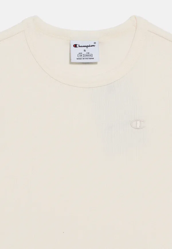 Топ без рукавов Champion Icons fitted sleveless tank with c logo top, цвет слоновой кости — фото 4