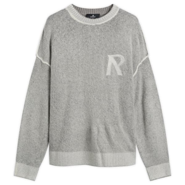 

Легкий вязаный джемпер из альпаки Represent, sun fade серый