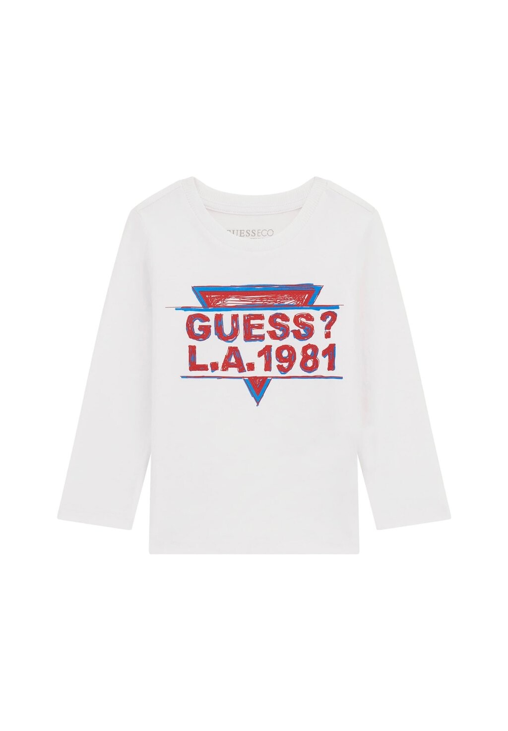 

Футболка с длинным рукавом Guess, белый