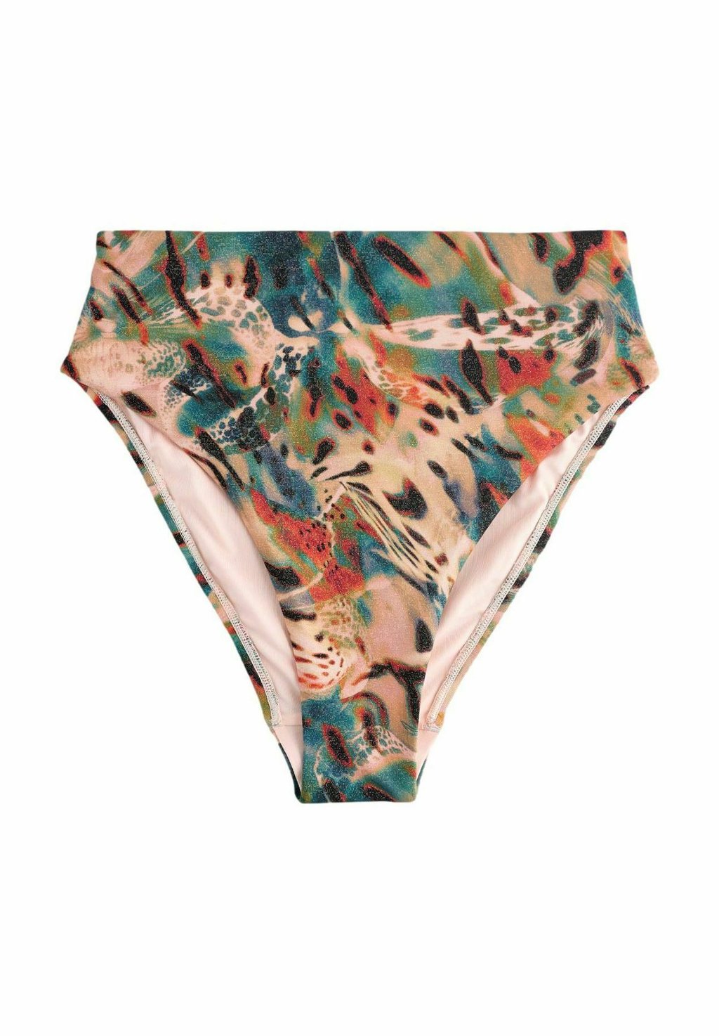 

Плавки бикини HIGH WAIST LEG TUMMY CONTROL Next, цвет Teal Pink Metallic Animal