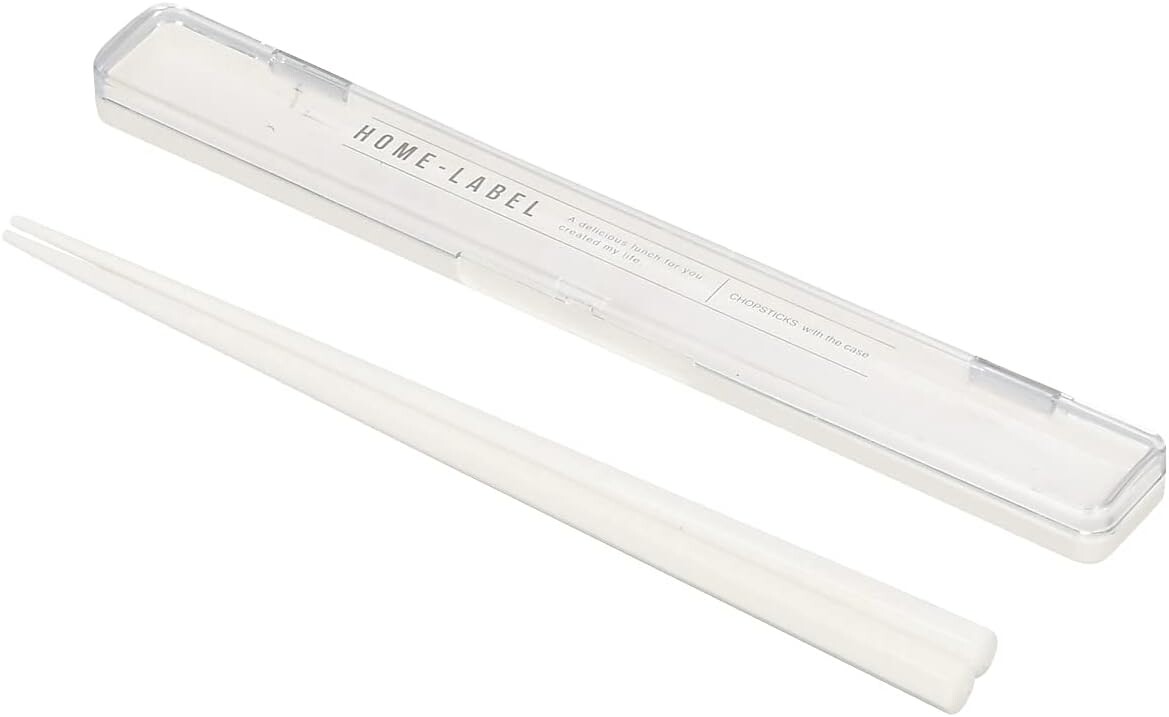 

Палочки для еды Pearl Metal IID-6729 Home Label в футляре, сделано в Японии, белые, Wht