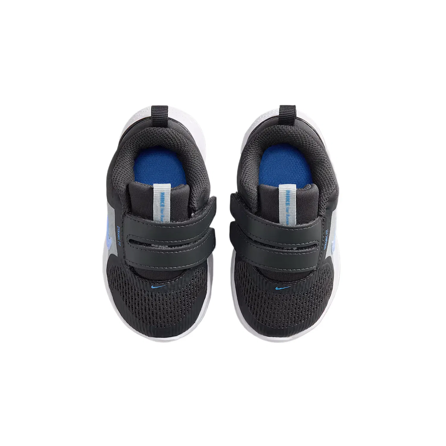 Кроссовки Star Runner 5 Textile, Synthetic Leather Rebound Breathable Low top для малышей Nike, Coal Black/Lime/Dust Photon/Crystal Blue — фото 4