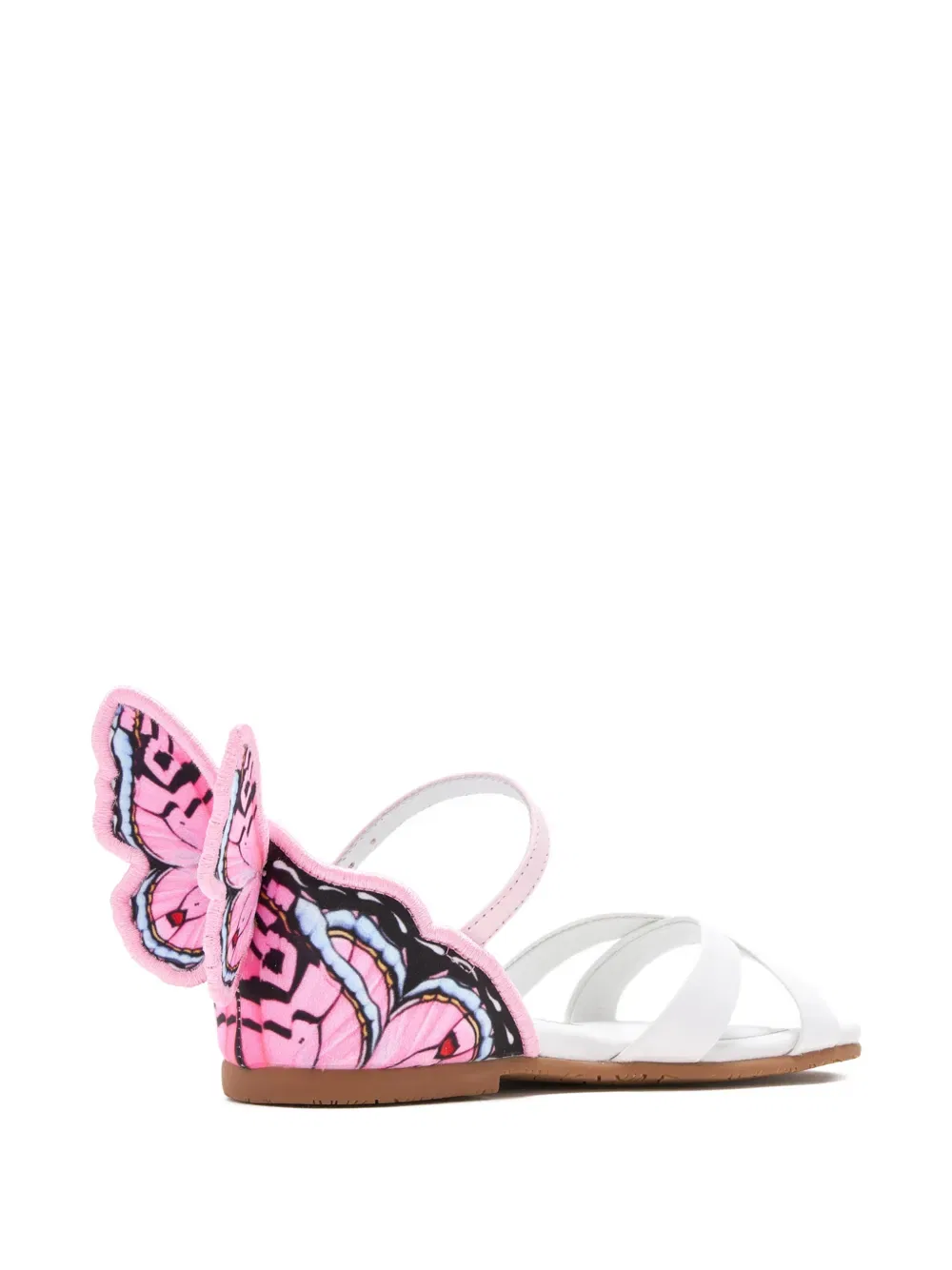 Сандалии Chiara с рисунком бабочки Sophia Webster Mini, розовый — фото 3