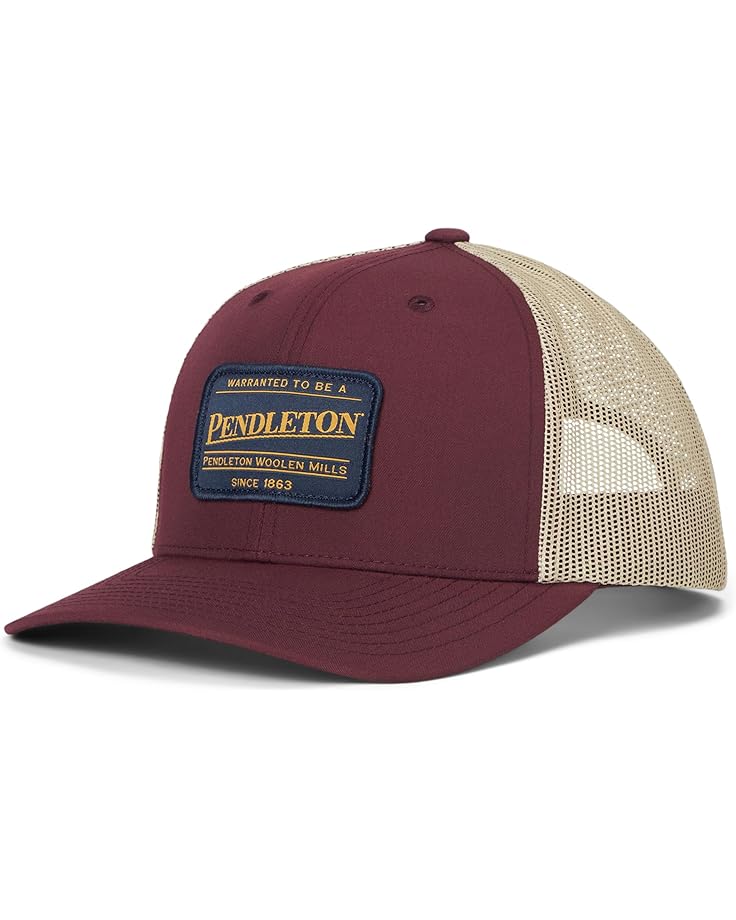 

Унисекс кепка Pendleton Classic Patch Trucker, Maroon