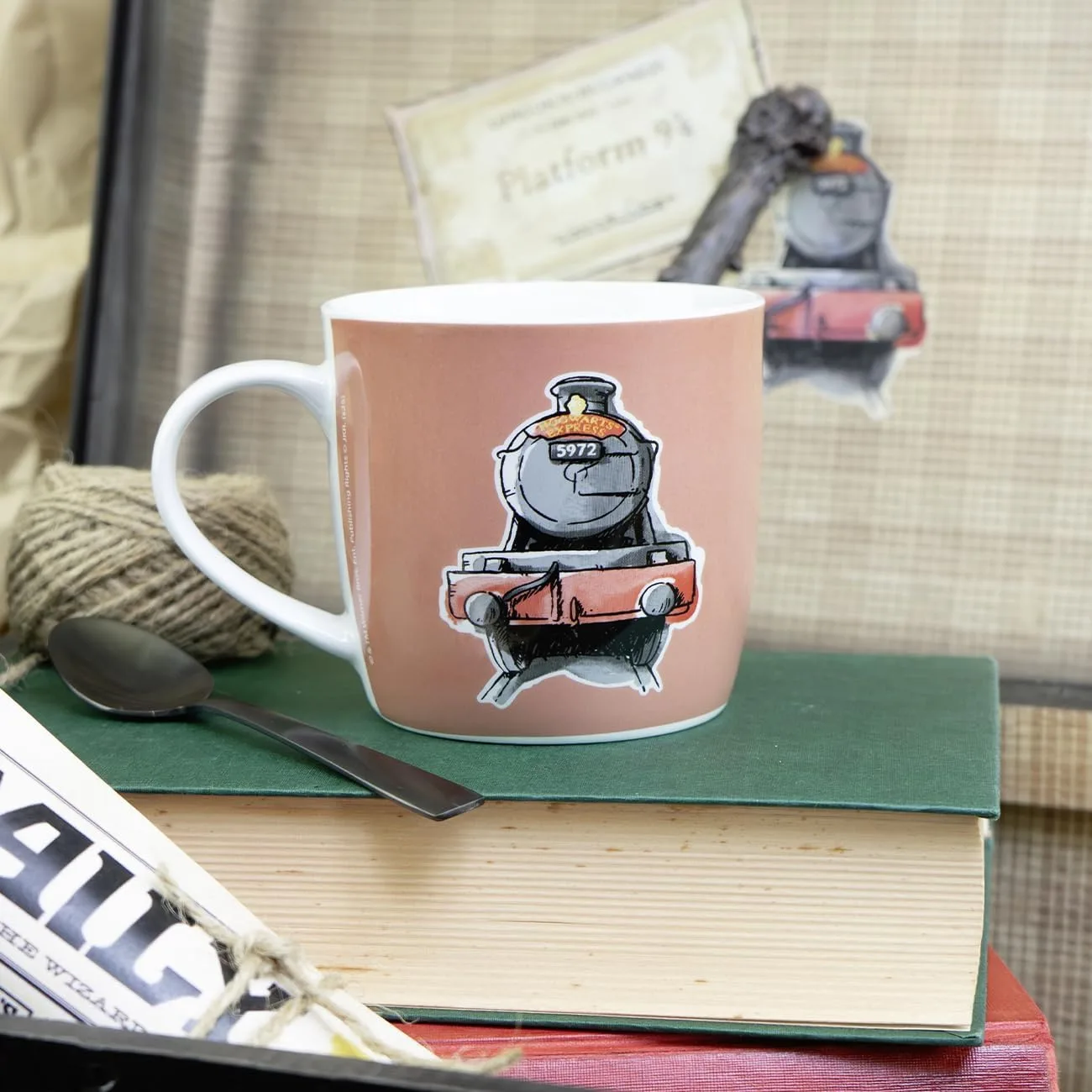 Кружка HP Hogwarts Express Watercolor 300 мл, Porcelain Mug, Harry Potter, Porcelain Gedalabels — фото 3