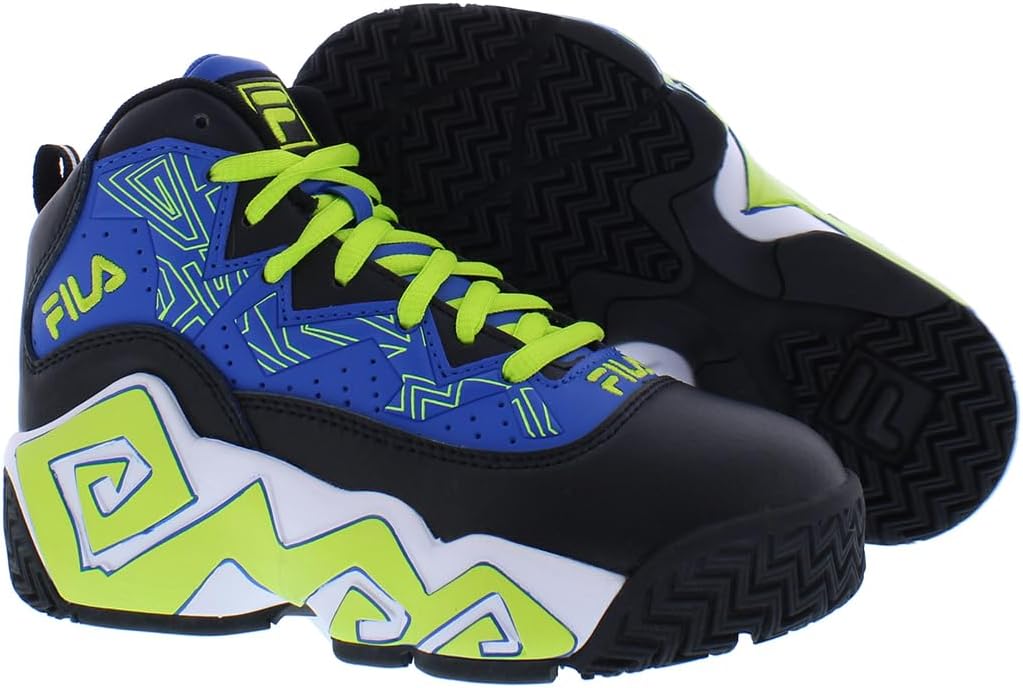 Кроссовки Fila Unisex-Child Kid's Fila Mb, черный/синий — фото 2