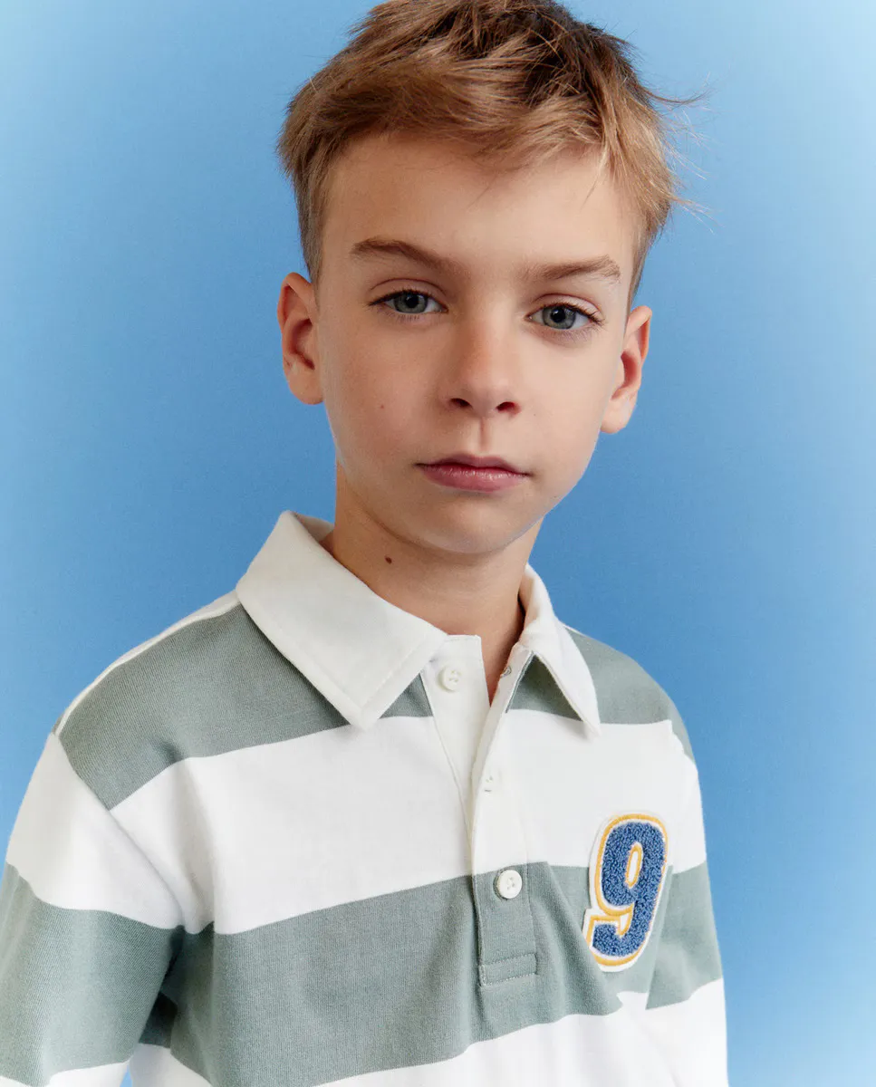 

Рубашка-поло с длинными рукавами для мальчика Kids El Corte Inglés, зеленый