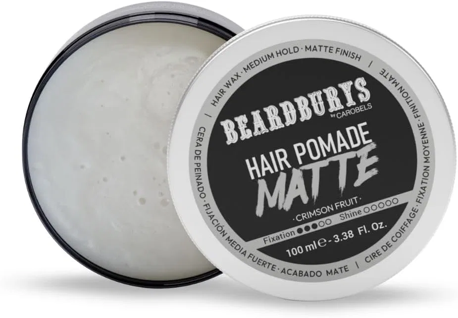 Воск для укладки волос Beardburys, матовый, средней фиксации, 100 мл By Carobels Beardburys