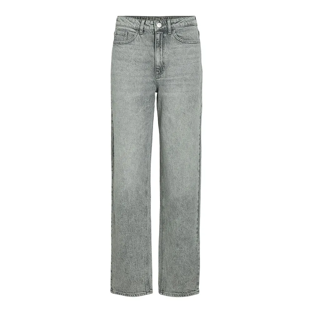 

Джинсы Vila Kelly high waist, серый