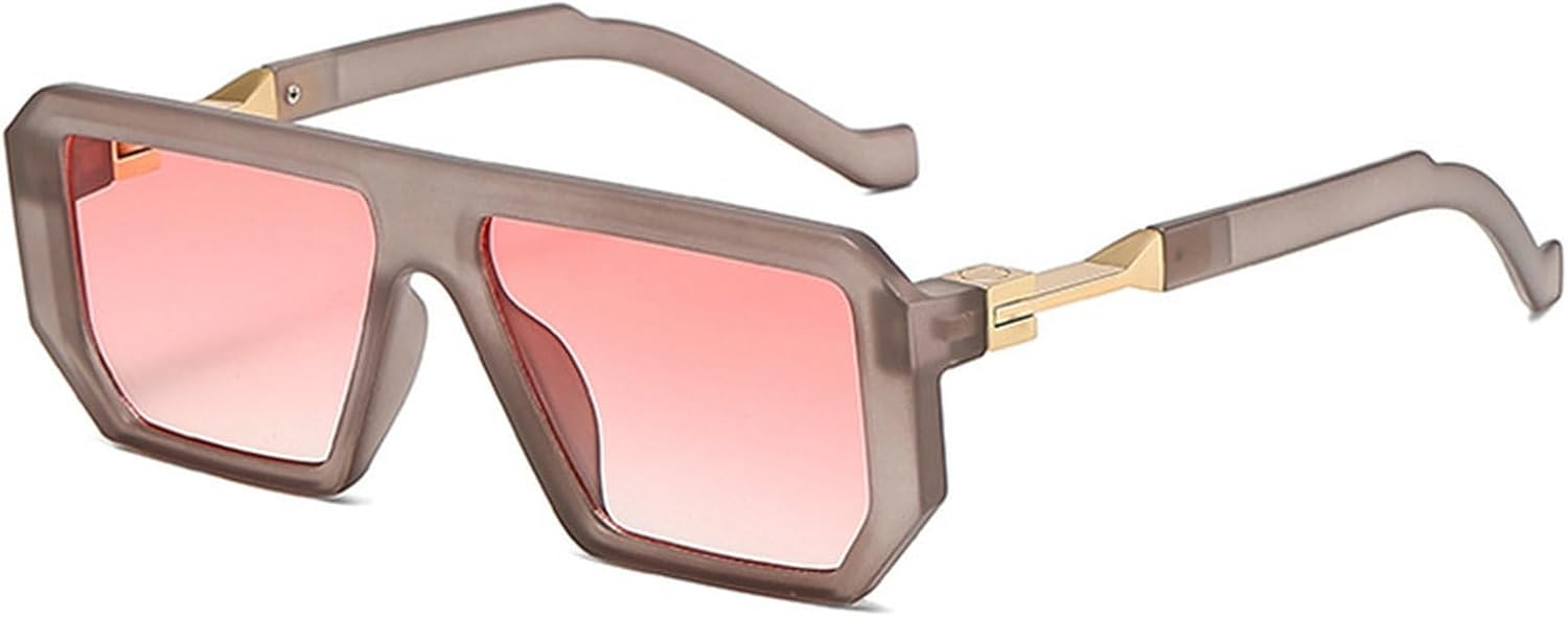 

Ретро-солнцезащитные очки квадратной формы для женщин, модные очки-пилот, женские панк-очки, солнцезащитные очки UV400 для мужчин, трендовые солнцезащитные очки mincl, C7