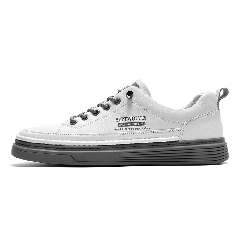 

Низкие мужские кроссовки SEPTWOLVES, White Gray (Standard Leather Shoe Size)