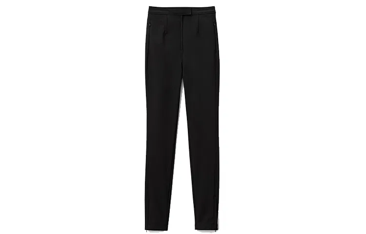 Трикотажные спортивные штаны женские Black moderate slim fit pants Alexander Wang