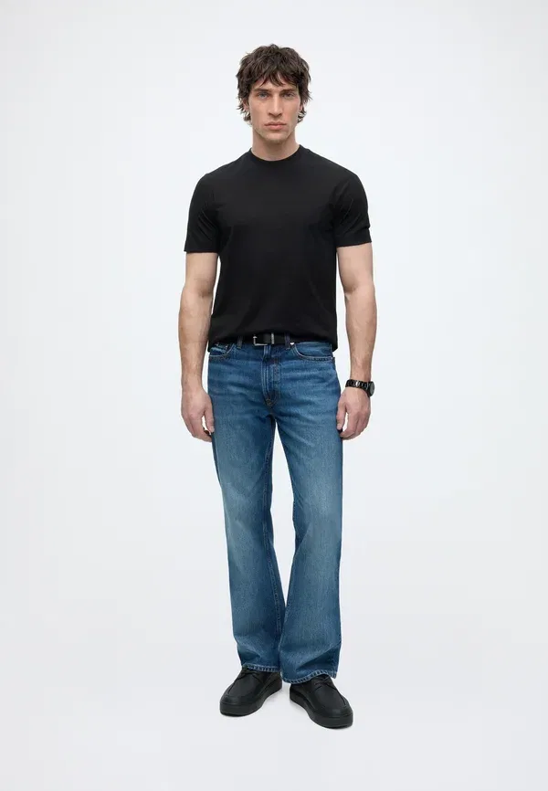 Футболка Thompson basic t-shirt Boss, черный — фото 2