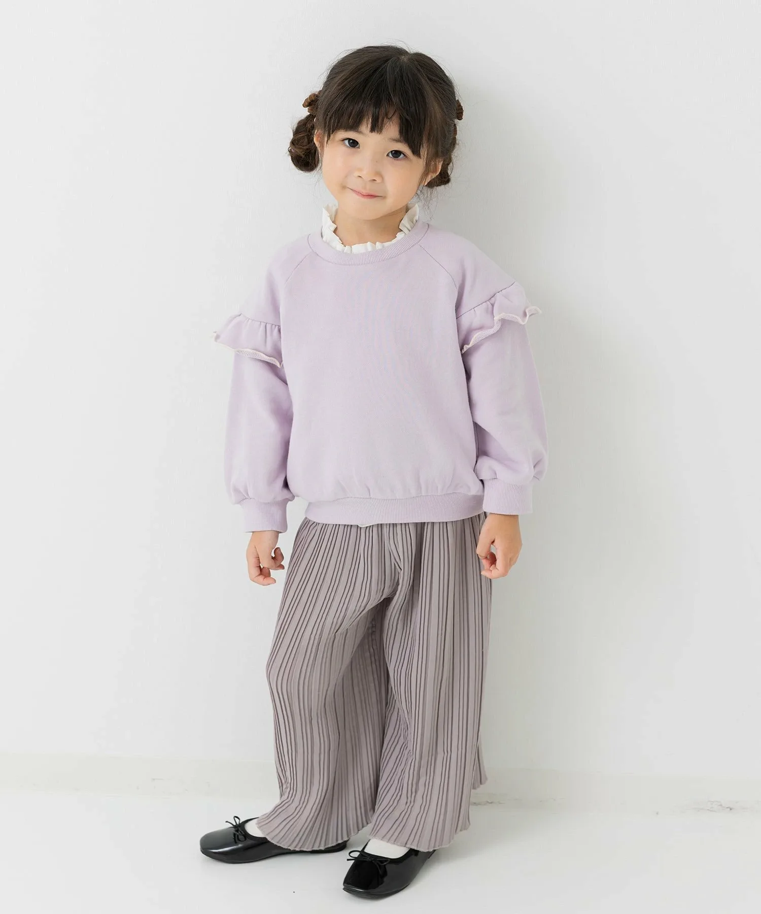 Флисовая толстовка с кружевной оборкой Chil2, Lavender — фото 2