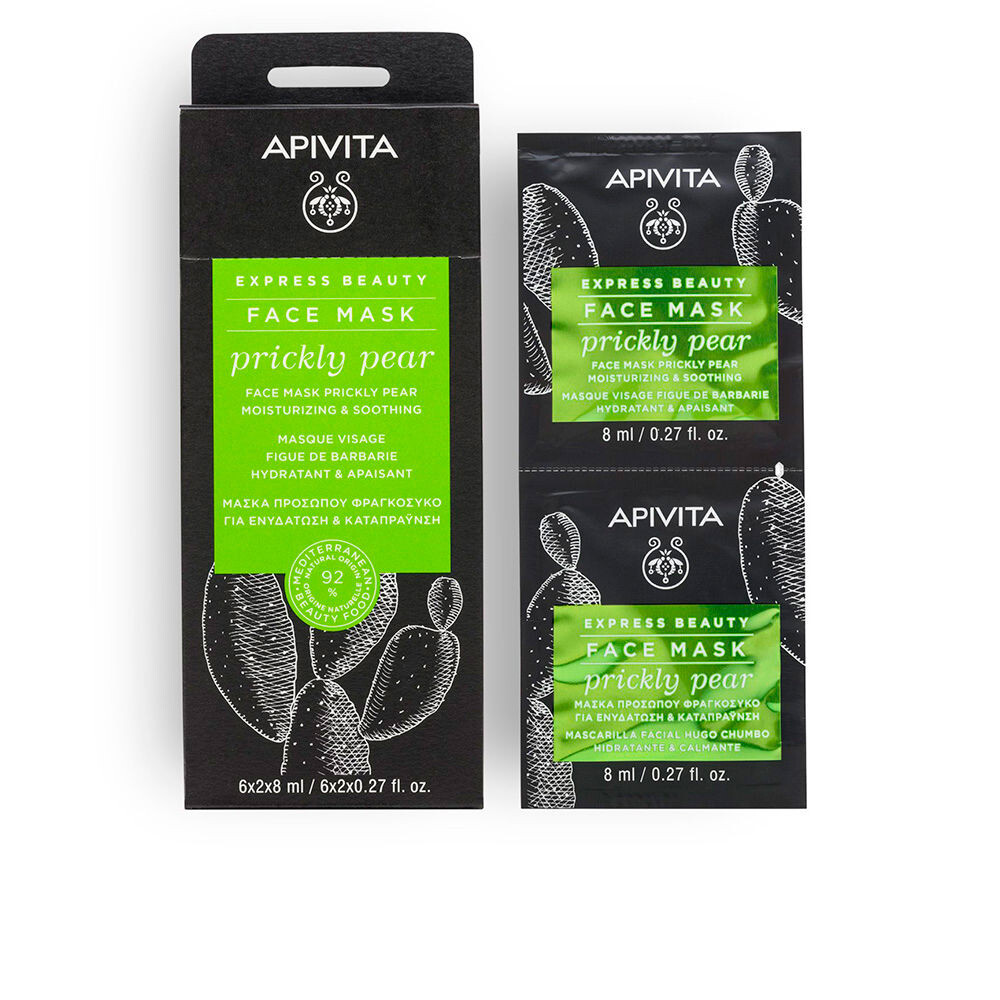

Маска для лица Express beauty mascarilla hidratante calmante con higo chumbo Apivita, 2 х 8 мл