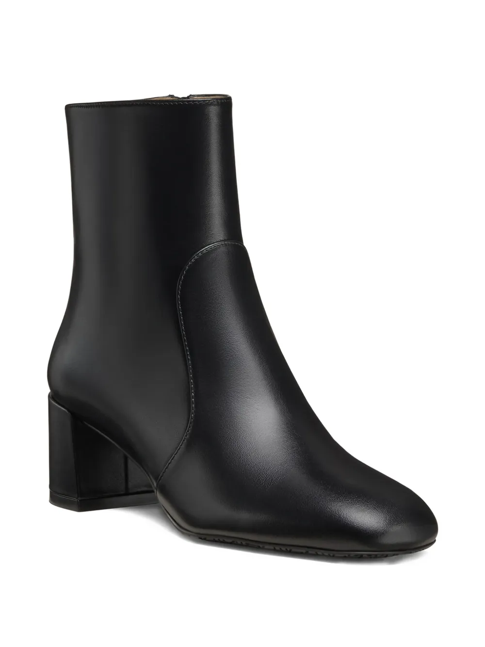 Ботильоны Maeve на молнии с квадратным носком и каблуком 70 мм Stuart Weitzman, черный — фото 2