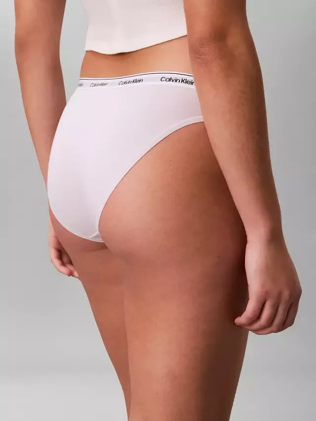 Логотип Icon, бикини, трусики Calvin Klein, Frosty Lilac — фото 4