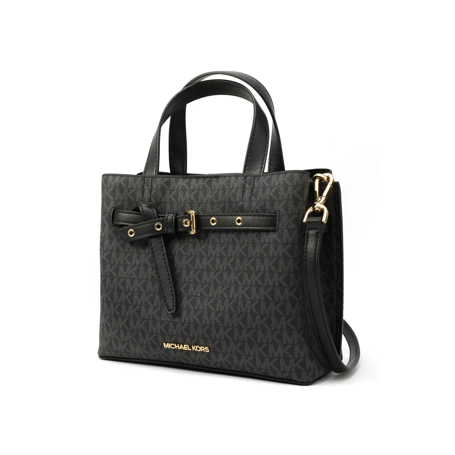 

MICHAEL KORS Женская черная холщовая сумка через плечо