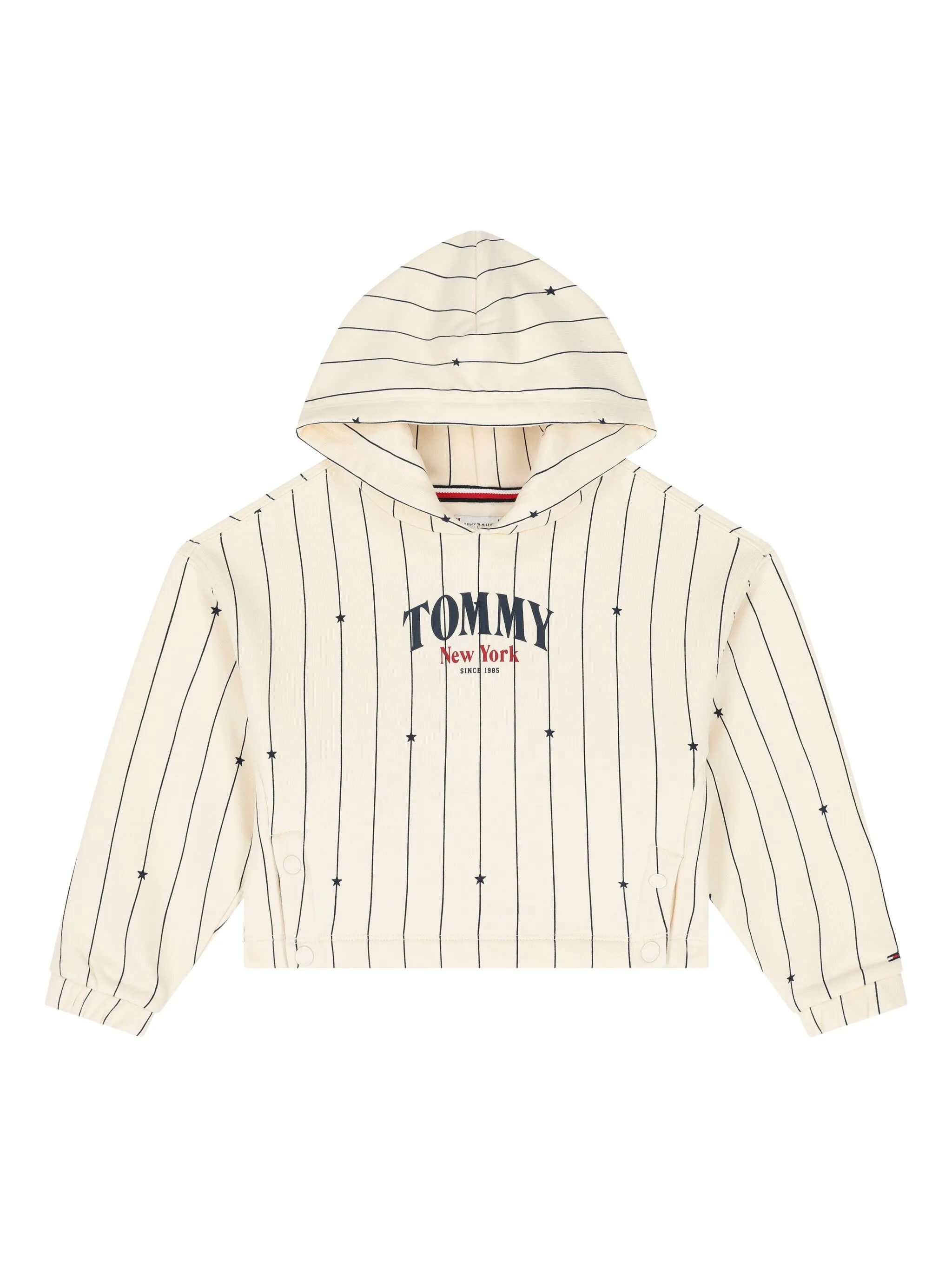 

Худи в полоску Tommy Hilfiger Junior, белый