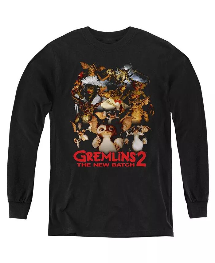 

2 Молодежная толстовка Goon Crew с длинным рукавом Gremlins, черный